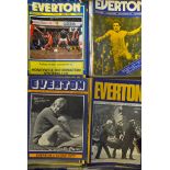 Collection of Everton home football programmes from 1970's and 1980's plus more modern issues, a