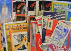Selection of Football League cup semi-final match programmes 1967 to 1996 not consecutive, featuring