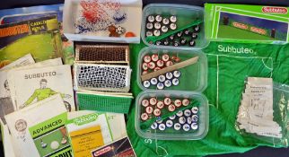 Quantity of Subbuteo Items includes loose Subbuteo players such as Newcastle United H and A kit,