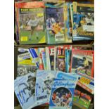 Assorted Selection of Football Programmes from 1970s onwards with modern issues noted, a varied