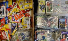 Aladdin's Cave of Football Trade/Cigarette Cards includes Chix Bubble Gum cards, Pro Set Cards,