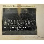 1907/1908 Wolverhampton Wanderers English Cup Winners Photograph complete within frame overall