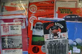 Selection of Manchester United football programmes to include homes 1956/57 Dortmund Borussia 1957/