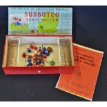 1962 Subbuteo Combination Boxed Set complete with balls, goals, all literature plus two teams in