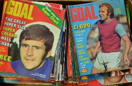 Quantity of Football Magazines predominantly Goal from 1970s, recommend inspecting (Quantity) Box