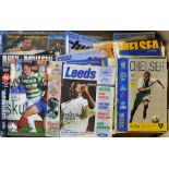 Collection of British Clubs v Foreign Opposition football programmes includes in European
