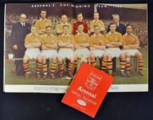 1952/53 Arsenal Handbook packed with information together with September 1950 World of Sports with
