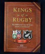 1959 British Lions Rugby Tour 50th Anniversary signed ltd ed book - titled "Kings of Rugby" by