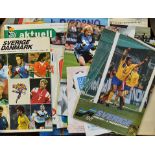 Assorted Selection of European Football Programmes includes a wide variety of fixtures/teams, some