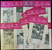 1967/68 Collection of Hearts home football programmes to include Partick Thistle, Kilmarnock,