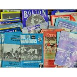 Collection of Bolton Wanderers football programmes from 1970s onwards with some later issues,