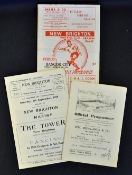 New Brighton in the FA Cup football programmes home v 1959/1960 Marine, away 1959/1960 Bangor