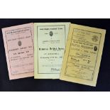 3x 1940's Ireland XV and Ulster v The Army rugby programmes - to incl Irish XV v British Army played