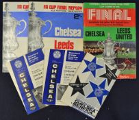 Selection of Chelsea Cup football programmes to include 1965 v Leicester (FLC), v Wiener SC (