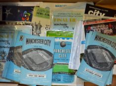 Selection of Manchester City football programmes to include 1969 FA Cup Final, 1981 FA Cup Final x 2