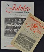 Signed 1993 The Jubilee Event Programme signed by George Best Nobby Stiles, Denis Law, David