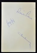 1974 Signed Anglo-American Sporting Club Dinner Menu in Honour of Bill Shankly with signatures