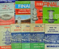 1950/60s FA Cup Final Football Programmes to include 1953 Blackpool v Bolton Wanderers, 1956