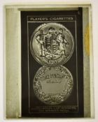 Early 20th Century Glass Lantern Slide by 'Players Cigarettes' featuring the FA Cup Winners Medal of