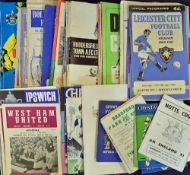 Assorted 1960s football programme selection includes a good variety of clubs, such as Chelsea,