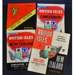 1971 British Lions rugby tour to New Zealand programmes (4) - to incl v New Zealand 2nd and 4th test