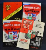 1971 British Lions rugby tour to New Zealand programmes (4) - to incl v New Zealand 2nd and 4th test