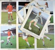 Collection of 1960s Typhoo Tea Cards large format with football player photos and facsimile