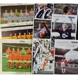 Collection of 1960s Typhoo Tea Cards large format with football team photos to include Manchester