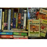 Assorted Football Book Selection including many autobiographies Alex Ferguson, Paul Gascoigne, Kenny