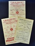 1949/50 Hearts football programmes v Clyde, Queens of the South and Raith Rovers v Hearts SL Cup,