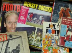 Collection of Football publications to include Striker No 1 to No 7 inclusive plus 9 and 11,