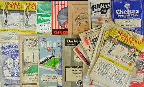 Assorted selection of 1950s Football Programmes includes a variety of clubs, Brentford,