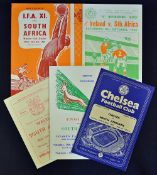 Selection of 1958 South Africa on Tour football programmes to include England at Loakes Park,