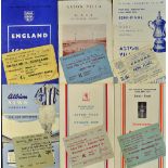 1960s Football Programme and Ticket Selection to include 1957 England B v Scotland B, 1958/59