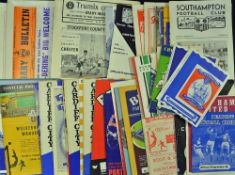 Mixed Selection of 1960s football programmes with a varied content Portsmouth, Rochdale, West Ham