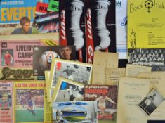 Collection of Football Ephemera to include Typhoo Tea Famous football clubs and international