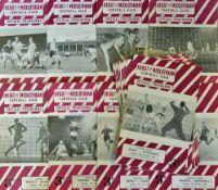 1961/62 Hearts home football programmes to include St Mirren, Hibernian, Airdrie, Celtic, Partick