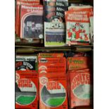 Collection of Manchester United home football programmes good content of 1970's and 1980's, good