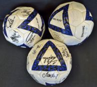 Collection of Multi-signed Footballs to include 1990s Tottenham Hotspur football including