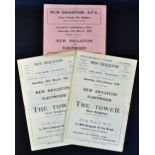 1957 Onwards New Brighton home football programmes v Fleetwood 1957/1958, 1959/1960, 1960/1961 (