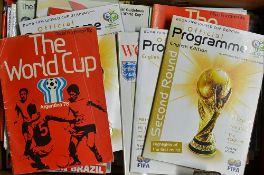 Collection of Big Match Football Programmes to include World Cup, Euros, Internationals including
