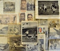 Football Scrap Books dating from 1940s containing newspaper cuttings, plus a substantial number of