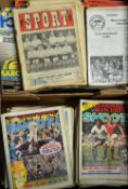 Collection of football magazines to include Shoot, Soccer Star, Sport, Jimmy Hill's football weekly,