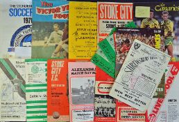 Collection of Football Ephemera to include programmes 1973 Stoke City v Liverpool, 2007 Czech