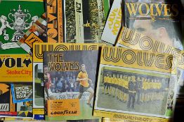 Collection of Wolverhampton Wanderers football programmes mainly 1980s content includes Doncaster