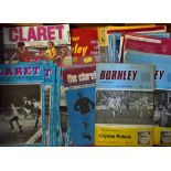Collection of Burnley home football programmes from 1970's and 1980's also 1960's and many more