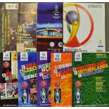 Selection of Football Programmes to include Euro 96 Group A, Group D, ¼ final groups C, D, Semi-
