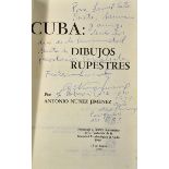 Cuba - Antonio Núñez Jiménez Signed 'CUBA: Dibujos Rupestres' Book 1975 published by Sociedad