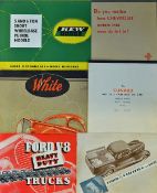 Automotive - 1930-50s Assorted Commercial Vehicle Brochure Selection to include 1939 Ford V8 Heavy