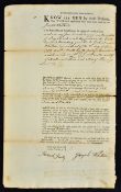 United States - Early Land Grant in Pennsylvania 1793 - For 400 Acres of land in Northumberland
